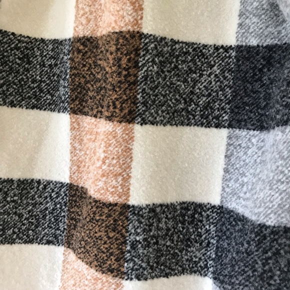 Nwt Plaid Boyfriend Shirt Jacket 